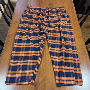Chicago Bears Pants Mens 4XL NFL Football Sleepwear Team Apparel Plaid Pajama